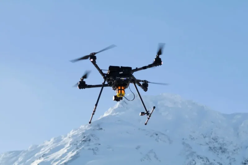 Avalanche drone. Image c/o Drone Amplified.